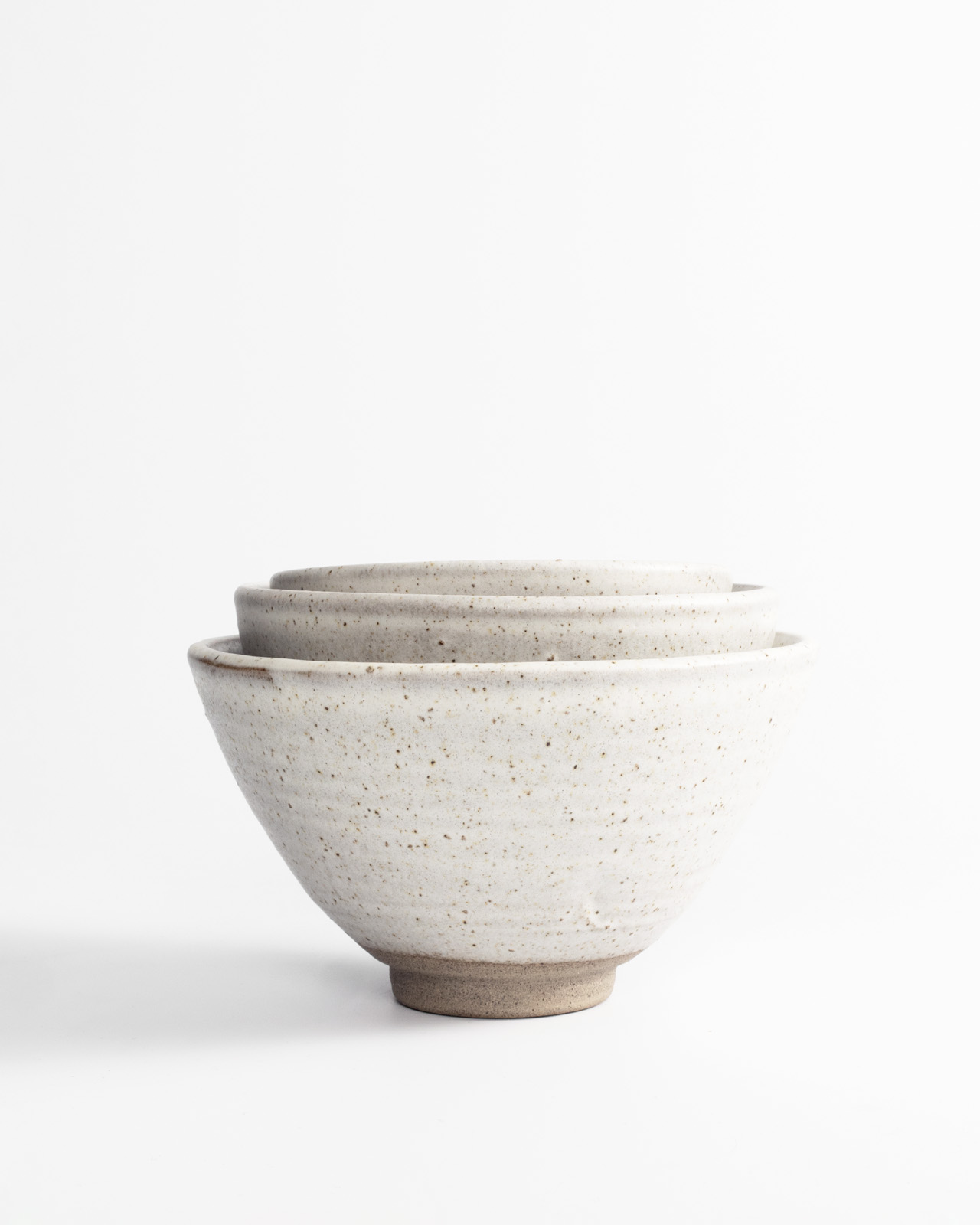 Mona set of bowls - ash grey
