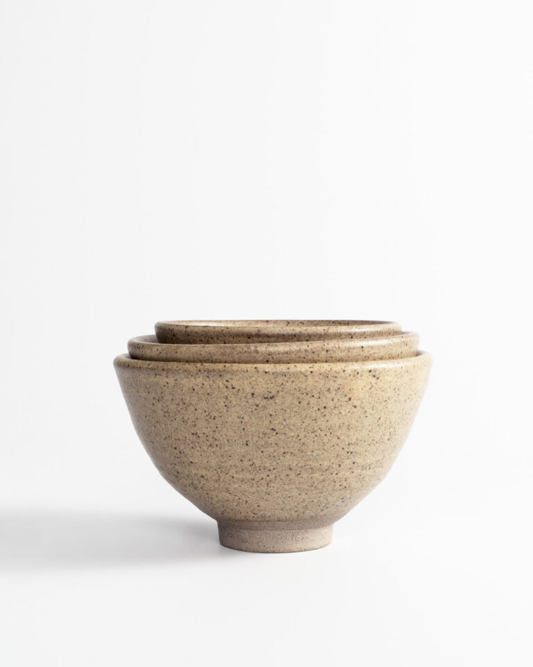 Mona set of bowls - olive brown