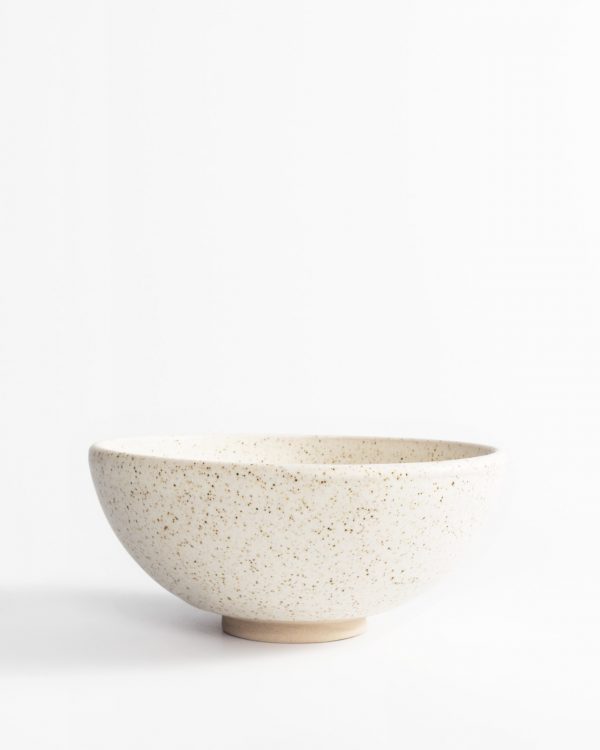 Mona pasta bowl eggshell white