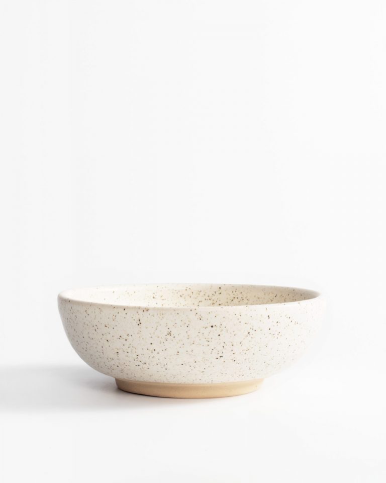 Mona soup bowl eggshell white